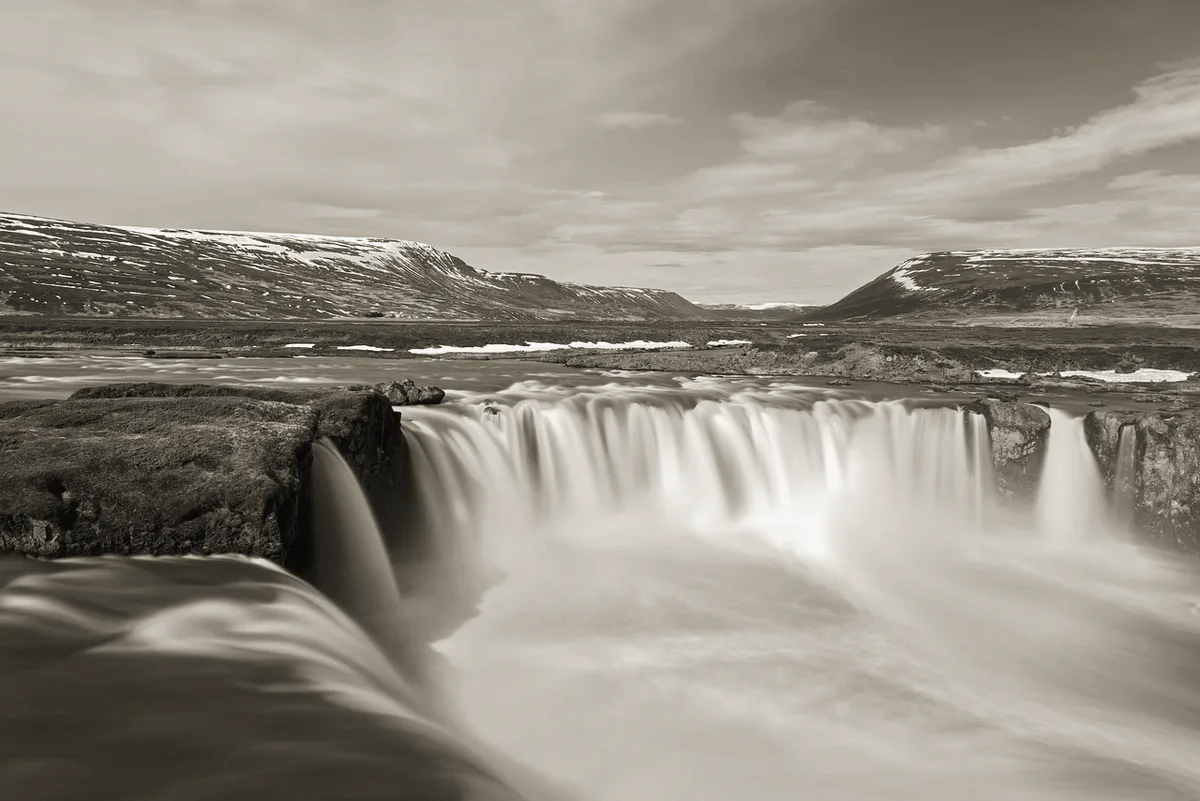 A waterfall named for old gods — Goðafoss, Iceland